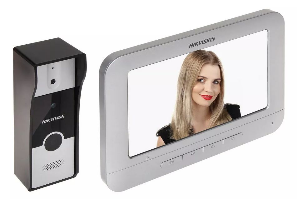 KIT DE VIDEO INTERCOMUNICADOR PORTERO HIKVISION DS-KIS202T(O-STD)
