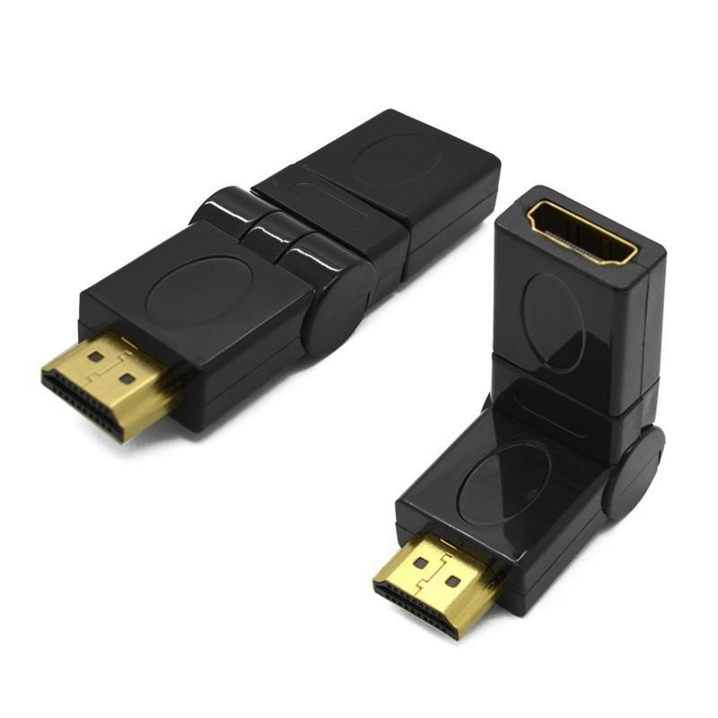 CONECTOR ROTATIVO HDMI (M) A HDMI (H) HASTA 90°
