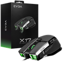 MOUSE EVGA X17 - 8K CON CABLE NEGRO 16 000 DPI - 5 PERFILES, 10 BOTONES