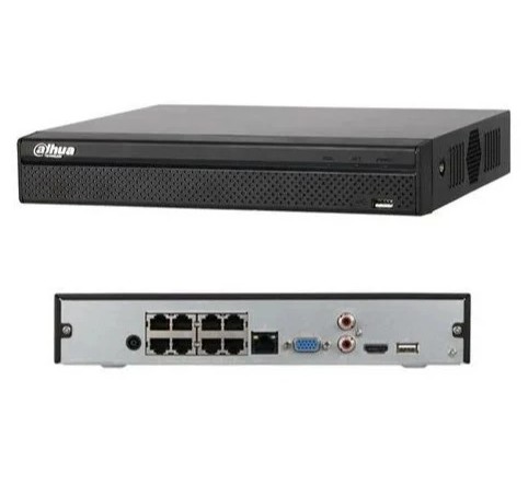 NVR DAHUA 8CH POE 4K H.265+ DECODIFICACION 80MBPS DHI-NVR2108-4KS3