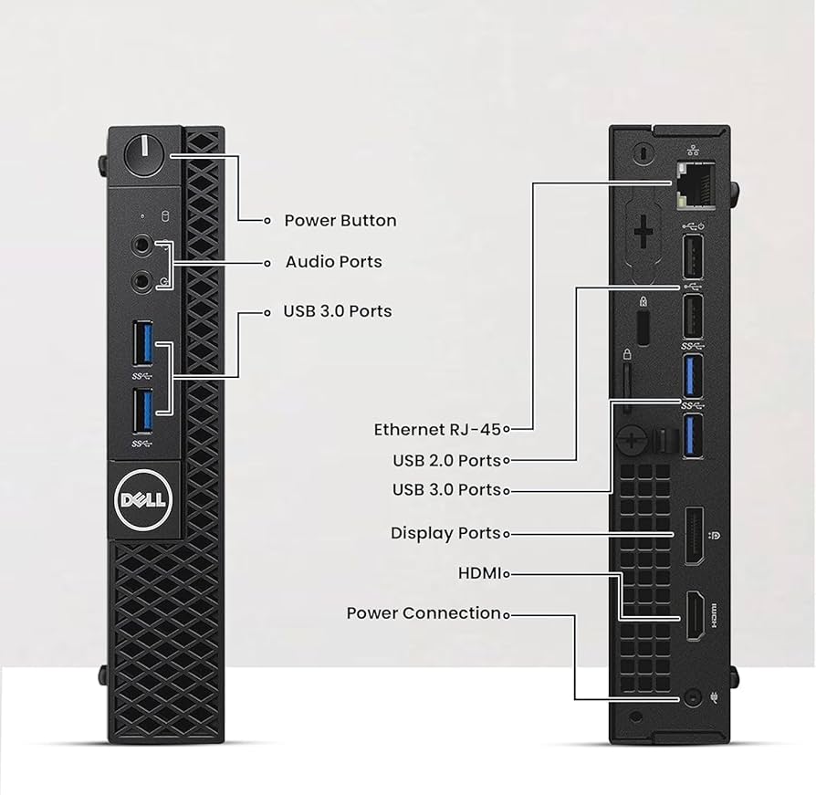 COMPUTADOR I5 7MA GEN 08GB RAM DDR4 128GB DELL OPTIPLEX MICRO 3050 I5-7500