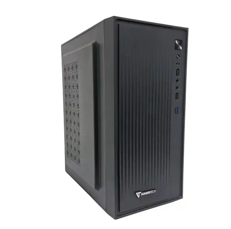 CASE LEADERTECH MICRO ATX M10 CON FUENTE 600W