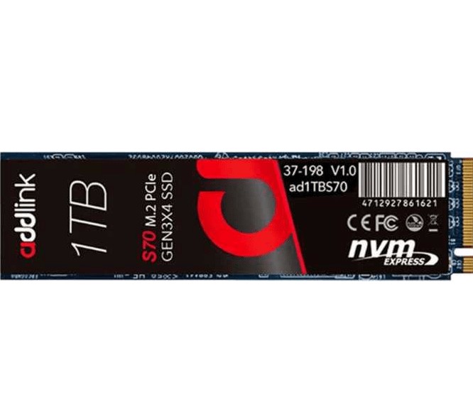 UNIDAD ESTADO SOLIDO ADDLINK M.2 SSD 1TB 2280 3X4