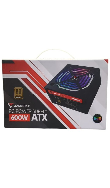 FUENTE DE PODER ATXM LEADERTECH 80+ BRONZE 600W