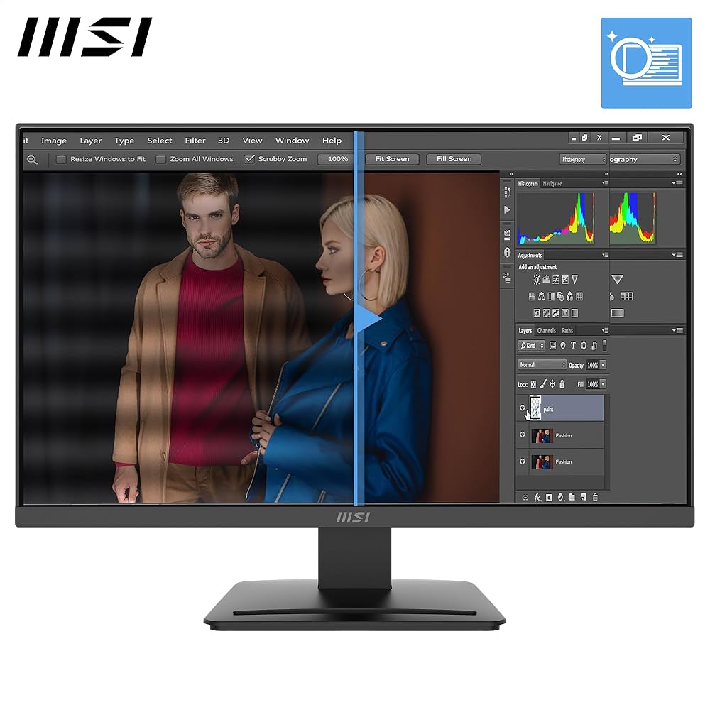 MONITOR LED 144MHZ MSI VGA/HDMI 23.8" MP243L