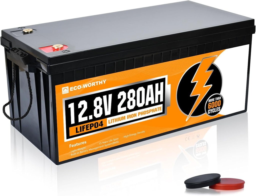 BATERIA DE LITIO LIFEPO4 12V VOLTIOS 280AH