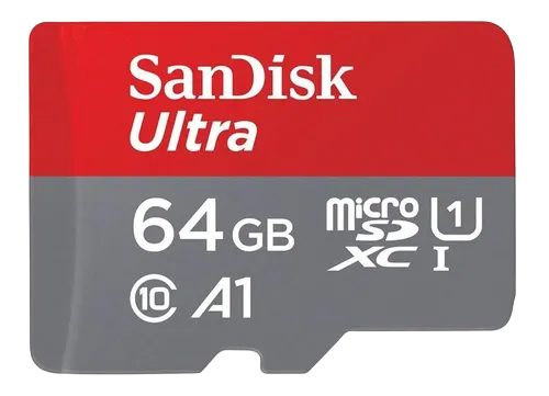 MEMORIA MICROSD SANDISK 64GB C10-100MB/S