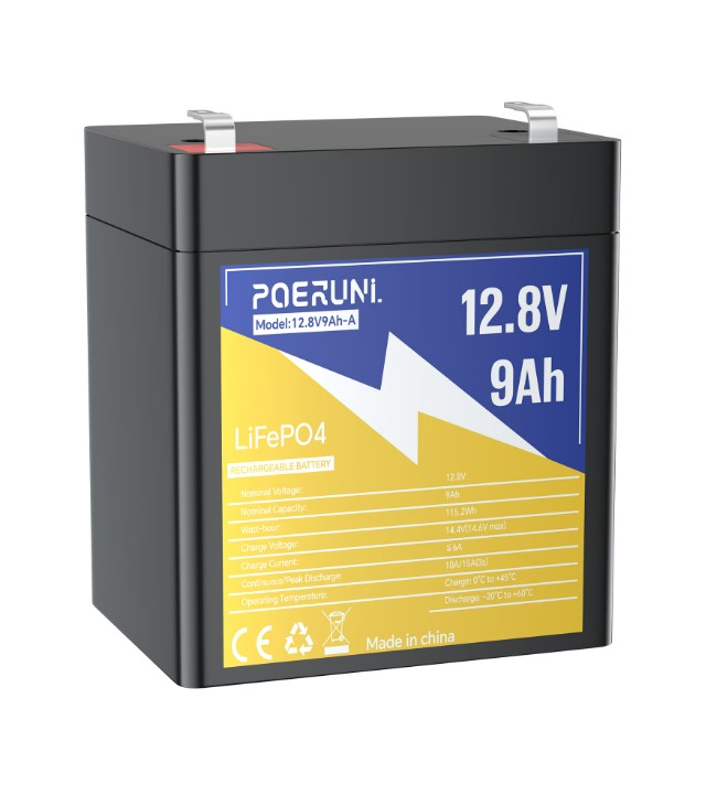 BATERIA 12V VOLTIOS 9.0 AH LITIO COMPACTA (SCOOTERS, VENTILADORES, CARROS DE JUGUETE)