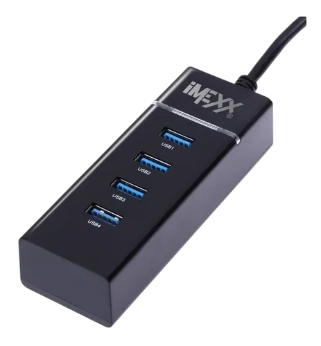 SPLITTER HUB 4 PUERTOS USB 3.0 IMEXX MODELO 35121