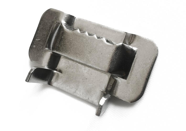 PAQUETE DE 100 HEBILLAS DE ACERO INOXIDABLE PARA FLEJE 3/4 304