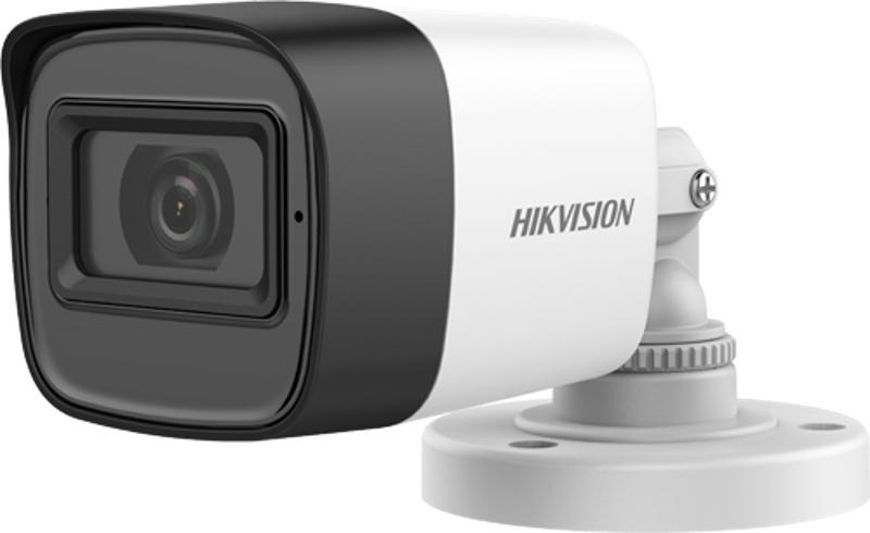 CAMARA BALA HIKVISION 5MPX DS-2CE16H0T-ITPFS 2.8MM IP67 CON AUDIO
