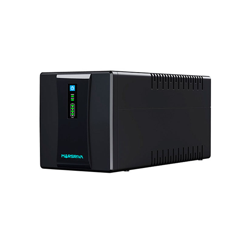 UPS MARSRIVA PANTALLA SMART 1500VA 900W MR-UF1500 BATERIA 2 12V X 7AH
