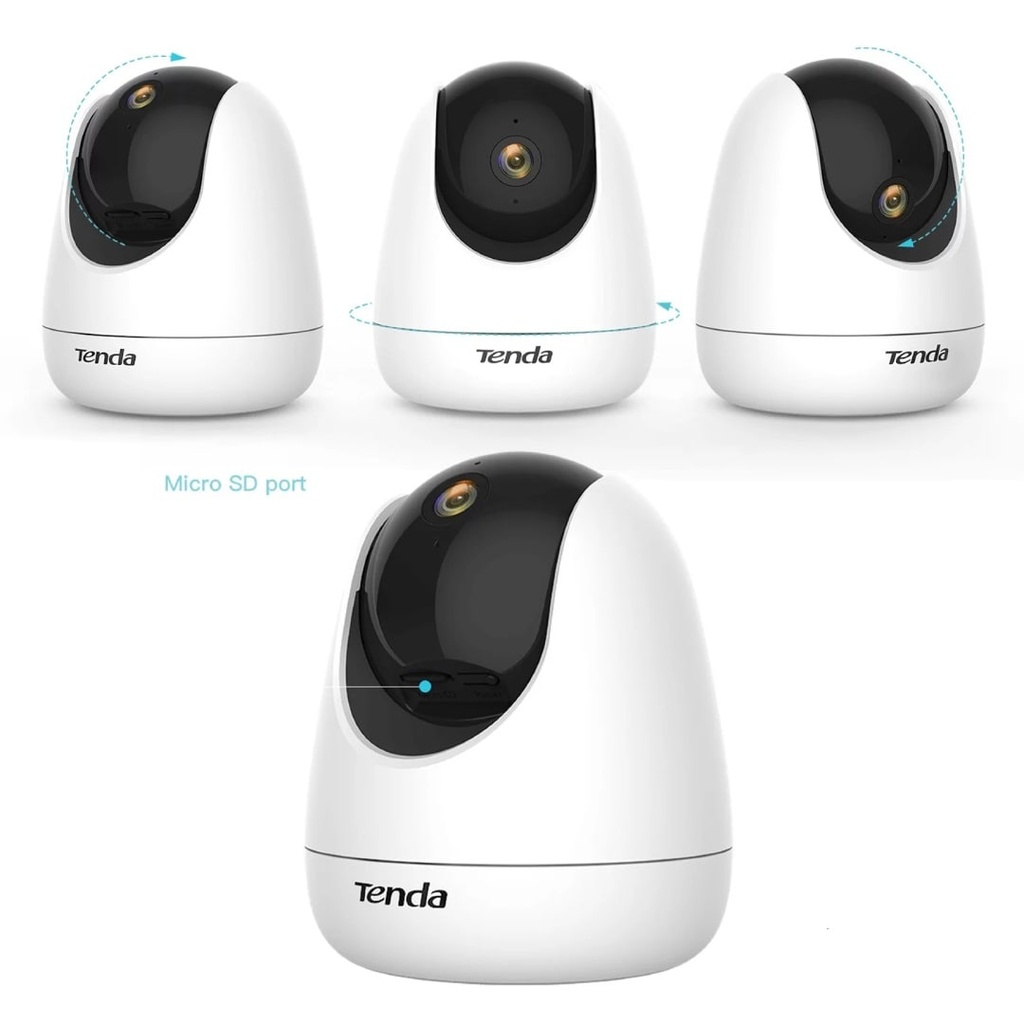 CAMARA INALAMBRICA TENDA CP6 2K 3 MP HD TIPO DOMO INTERIOR