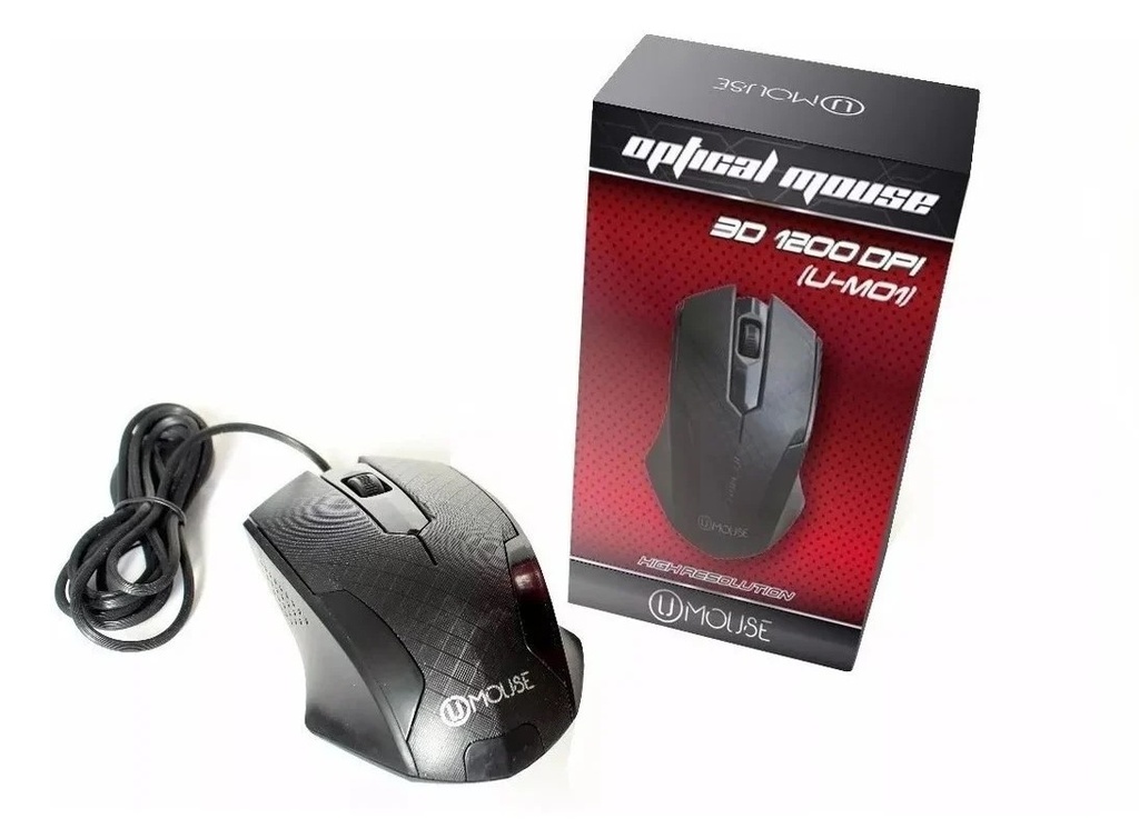 MOUSE USB UP U-M01/U-M02 1200DPI