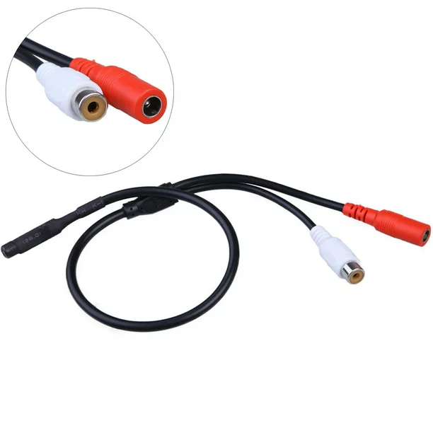 CABLE MICROFONO ESPIA PARA CCTV