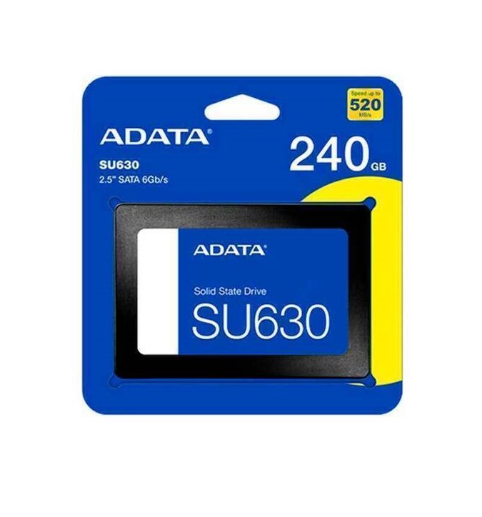 Unidad Estado Solido SSD 240 GB 2.5 SATA III 6GBPS ADATA SU630 / SU650