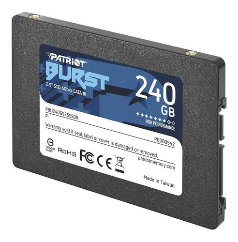 UNIDAD ESTADO SOLIDO SSD 240 GB 2.5 SATA III 6GBPS PATRIOT