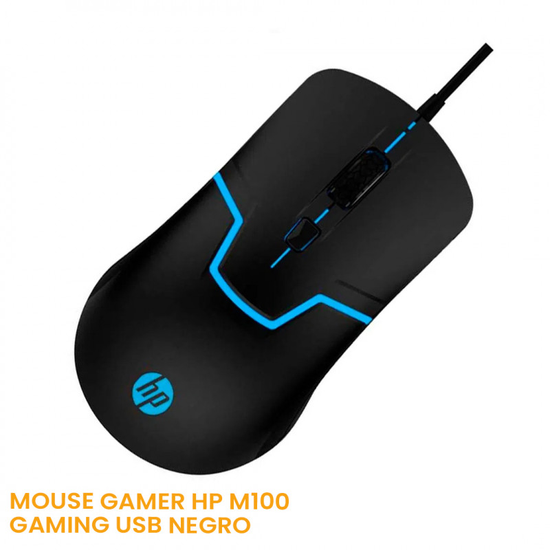 MOUSE USB HP M100 GAMER CON LUZ M100