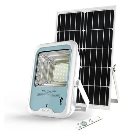 REFLECTOR LED CON PANEL SOLAR 100W