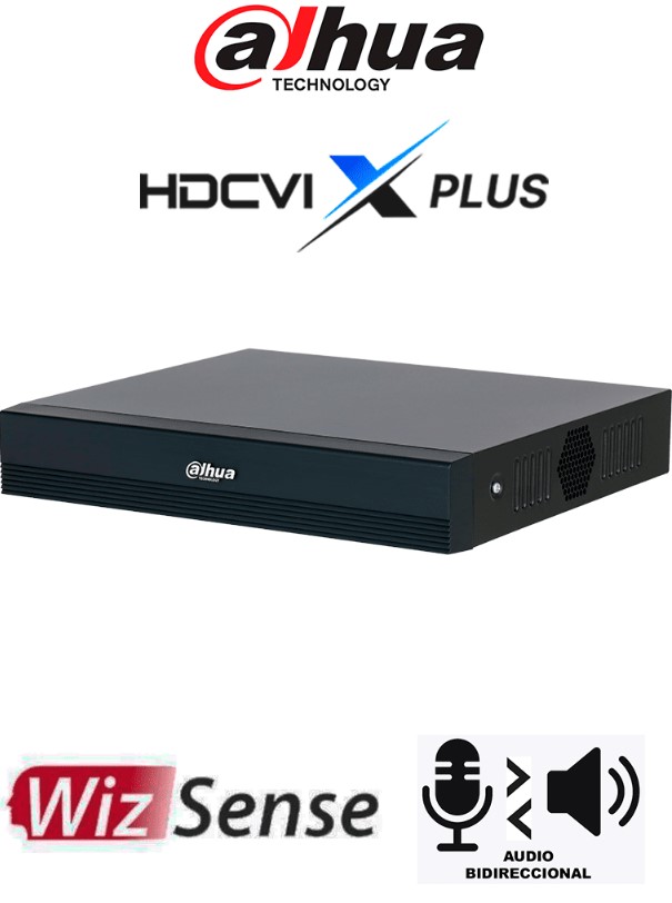 DVR 08 CANALES DAHUA 1080P WIZSENSE 5EN1 H265+ AUDIO DOS VIAS/ SMD PLUS-COOPER DH-XVR1B08-I/T