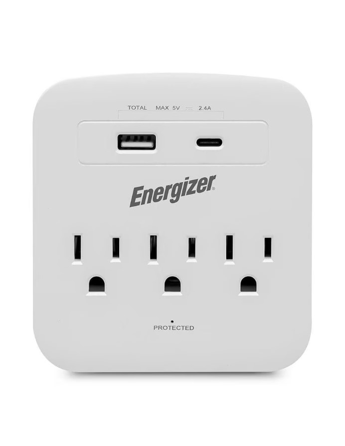 PROTECTOR ENERGIZER 5 TOMAS (1 USB C / USB A) YB1032UP