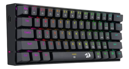 TECLADO GAMER DRAGONBORN REDRAGON NEGRO SWICHT RED