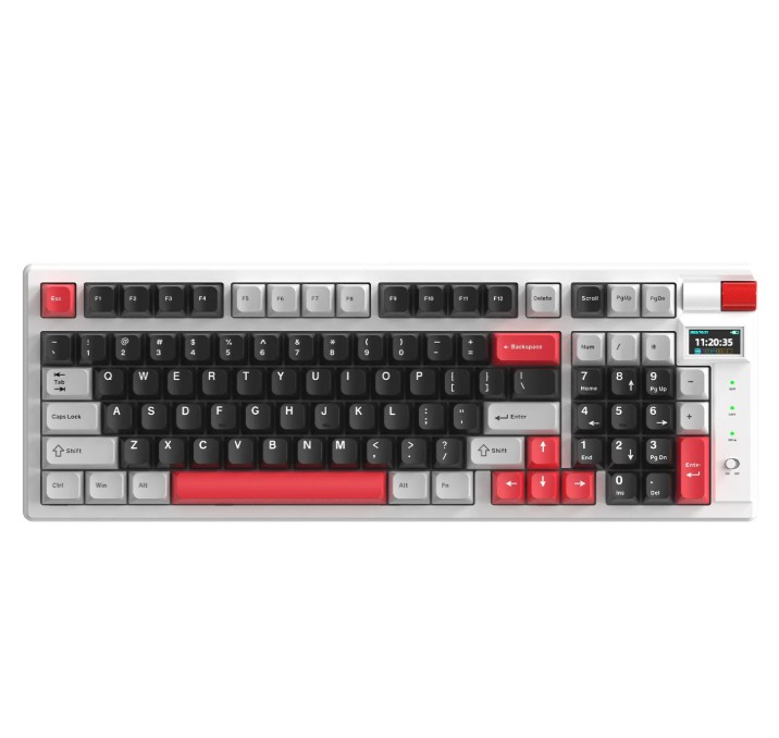 TECLADO MECANICO INALÁMBRICO 100% MONKA KG991W STORM RGB