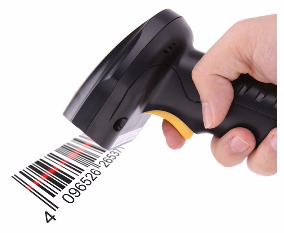 LECTOR DE CODIGO DE BARRA INALAMBRICA USB SCANNER PISTOLA