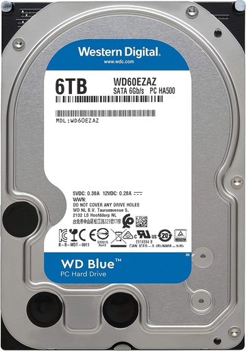 [WD60EZAX] DISCO DURO 6TB  WESTERN DIGITAL NUEVO WD60EZAX