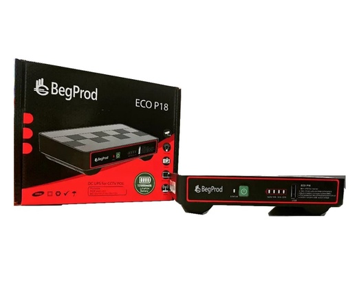 [ECO P18] MINI UPS DC BEGPROD ECO P18 12000 MAH POE 5V 9V 12V 18W