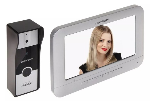 [DS-KIS202T] KIT DE VIDEO INTERCOMUNICADOR PORTERO HIKVISION DS-KIS202T(O-STD)