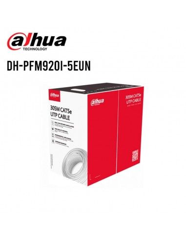 BOBINA DE CABLE UTP CAT5 INTERIORES DAHUA DH-PFM920I-5EUN 100% 305MTS