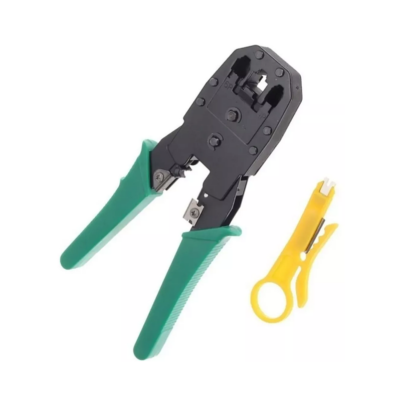 KIT PONCHADORA CON PELA CABLE RJ45, RJ09 y RJ11 CAT5 CAT6 CAT7