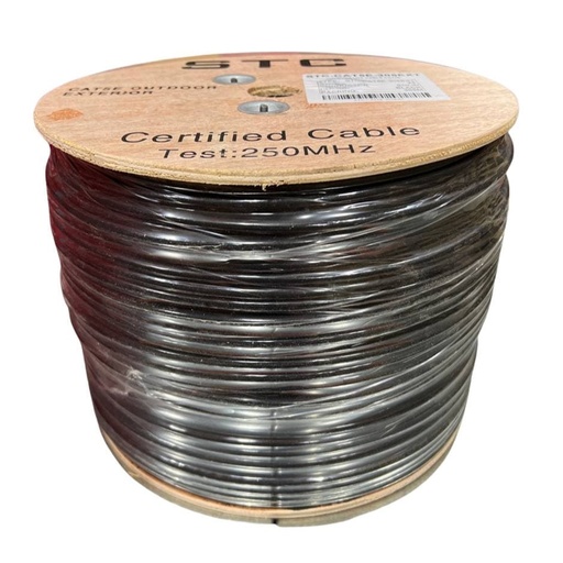 [STC-CAT5EXT-305] BOBINA DE CABLE UTP CAT5 EXTERIORES CCA 70/30 305MTS