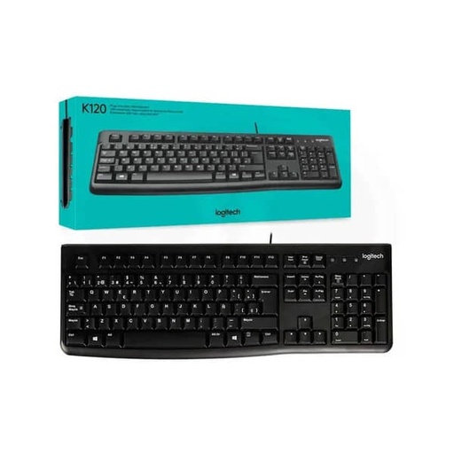 [K120] TECLADO USB LOGITECH K120 NEGRO ESPAÑOL