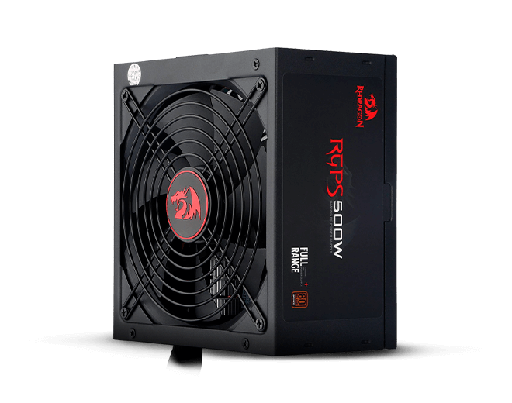 [RGPS-500W] FUENTE DE PODER ATX REDRAGON CERTIFICACIÓN 80 PLUS BRONCE 500W