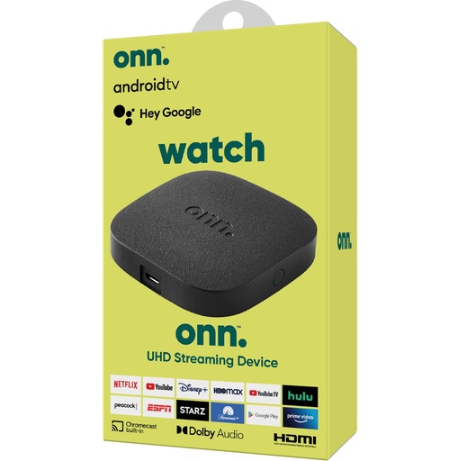 [ONN-TV-BOX-4K] WATCH ONN TV BOX 4K FHD ANDROID TV
