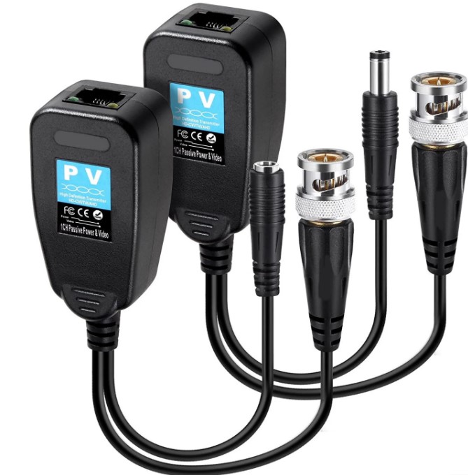 VIDEO BALUN STC PAQUETE 2 UNIDADES RJ45 4K STC-VB21 | EquiTecno C.A.