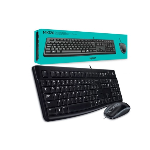 [MK120] TECLADO Y MOUSE INALAMBRICO LOGITECH MK120