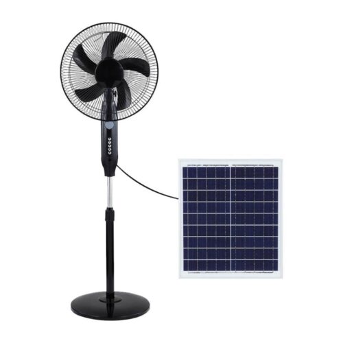 [JTH-188-12] VENTILADOR 16 PULGADAS CON PANEL 12W 12000MAH