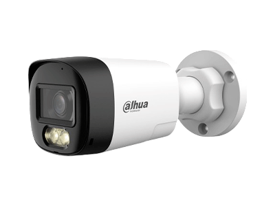 CAMARA BALA DAHUA 2MP 1080P SMART DUAL LIGHT IR30M-AUDIO DOS VIAS- MIC SPEAKER- PLASTICO IP67 DH-HAC-HFW1200RLN-IL-T
