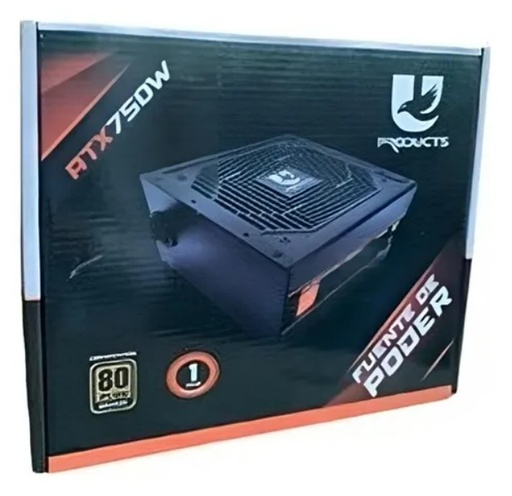 [ATX750W] FUENTE DE PODER ATX UPRO 80+ BRONZE 750W ATX750W