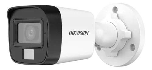 CAMARA BALA HIKVISION 2MP 2CE16D0T-LPFS SMART HYBRID AUDIO PLASTICA EXTERIOR 2.8 MM