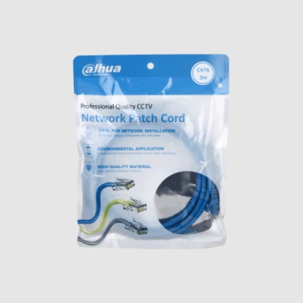 [DH-PFM972-6U-3] PATCHCORD CABLE DE RED DAHUA 100% CERTIFICADO 3MT DH-PFM972-6U-3