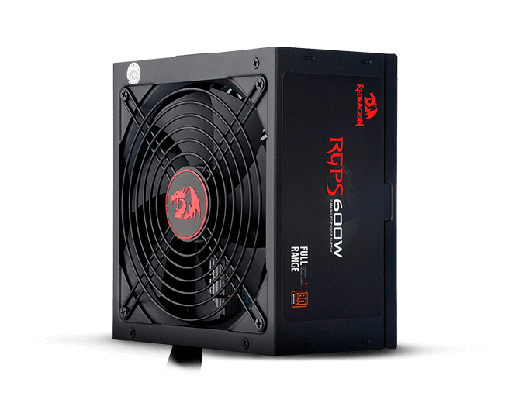 [PS002] FUENTE DE PODER REDRAGON 600W, BRONCE