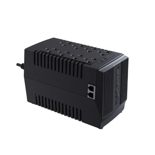 [10099] REGULADOR DE CORRIENTE MARSRIVA 600VA-600VA/300W 8PTOS
