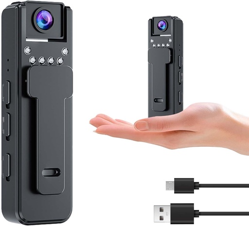 [A8 GENERICA] BODY CAM A8 GENERICA  1080P CON MICROFONO