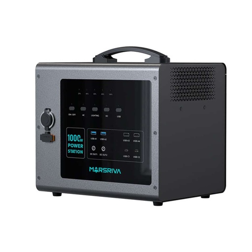 [MP10] ESTACION DE PODER PORTATIL MARSRIVA 1000W (1008WH/48V/21000
