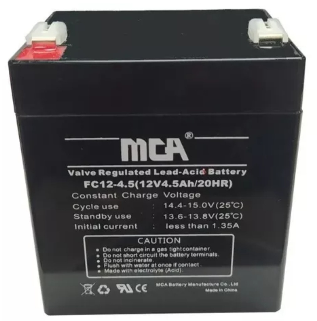 BATERIA 12V VOLTIOS 4.5AH